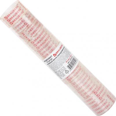 Клейкие ленты 19 мм х 10 м канцелярские, комплект 12 шт., прозрачные, 223124