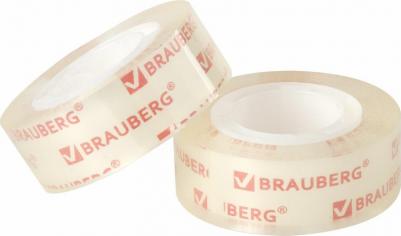 Клейкие ленты 19 мм х 33 м КРИСТАЛЬНЫЕ, КОМПЛЕКТ 2 шт., европодвес, 227261 – фото 8