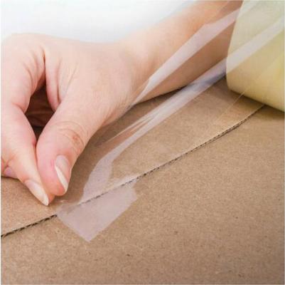 Клейкая лента упаковочная, 50 мм х 66 м, прозрачная, УСИЛЕННАЯ, МОРОЗОСТОЙКАЯ, толщина 50 микрон, 440111