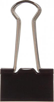 Зажимы для бумаг 19 мм черные (12 штук в упаковке) – фото 9