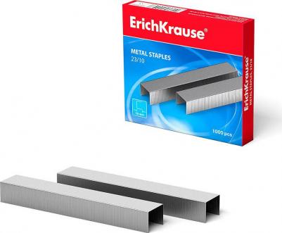 Скобы №23/10 для мощных степлеров Erich Krause 1000 шт