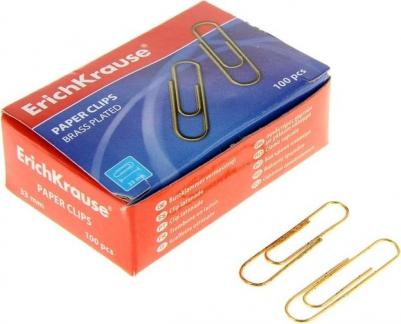 Скрепки металлические омедненные, 33мм (коробка 100 шт.) – фото 6