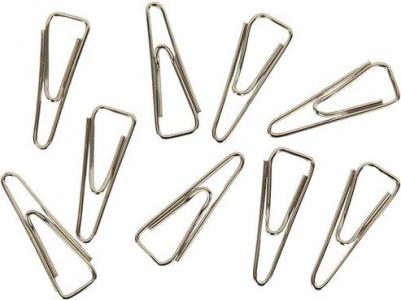 Скрепки, 31 мм, никелированные, с загнутым краем, треугольные, 100 шт., в картонной коробке, С31-100Н – фото 7