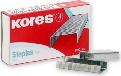 Скобы для степлера №24/6 никелированные (1000 штук в упаковке) – фото 2