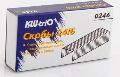 Скобы для степлера №24/6, 1000 штук, до 30 листов, 0246, -0246 – фото 10