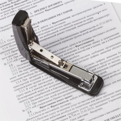 Скобы для степлера №24/6, 1000 штук, "Basic", до 30 листов, 220429 – фото 1