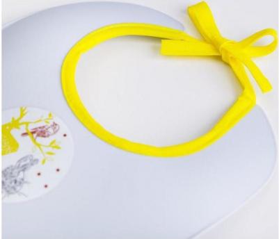 Нагрудник детский с карманом, цвет серый – фото 6