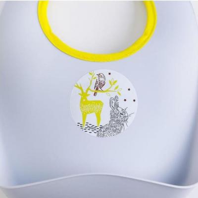 Нагрудник детский с карманом, цвет серый – фото 7