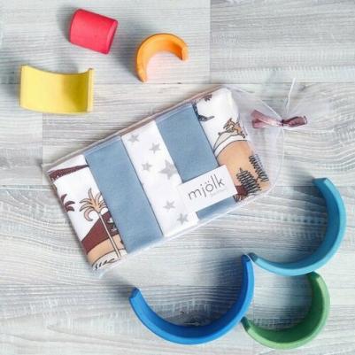 Набор платочков-слюнявчиков Dinoworld