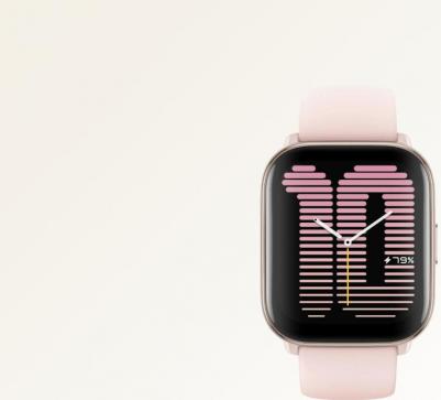 Active 42 mm Gold Case, Silicone Petal Pink – фото 2