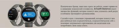 Balance 46 mm Gray Case, Nylon Sunset Grey – фото 9