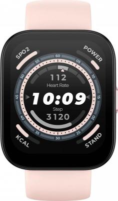 Bip 5 46 mm Pink Case, Silicone Pastel Pink – фото 2