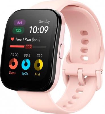 Bip 5 46 mm Pink Case, Silicone Pastel Pink – фото 6