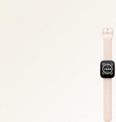 Bip 5 46 mm Pink Case, Silicone Pastel Pink – фото 12