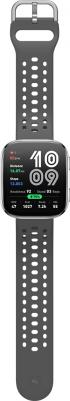 Bip 6 46 mm Silver Case, Silicone Charcoal Grey – фото 5