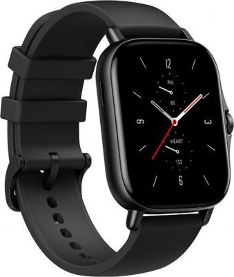 GTS 2 43 mm Black Case, Silicone Midnight Black – фото 4