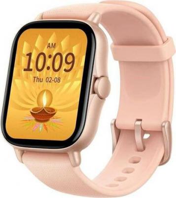 GTS 2 43 mm Rose Gold Case, Silicone Petal Pink – фото 3