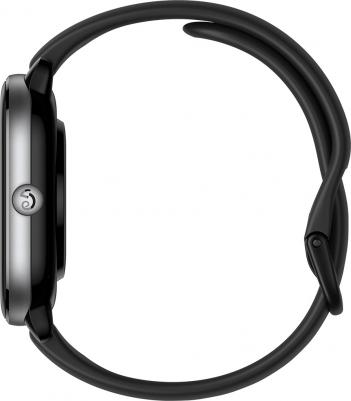 GTS 4 Mini 42 mm Black Case, Silicone Midnight Black – фото 3