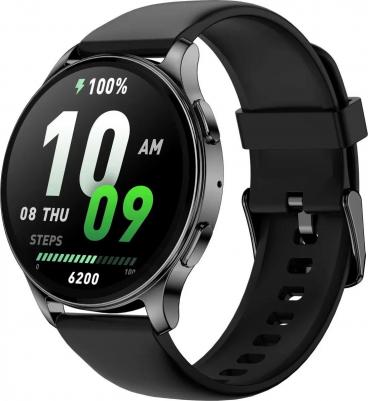 Pop 3R 45 mm Metallic Silver Case, Silicone Black – фото 6