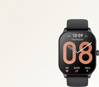 Pop 3s 38 mm Metallic Black Case, Silicone Black – фото 3
