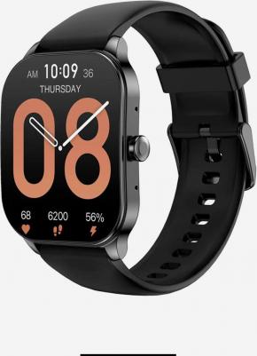Pop 3s 38 mm Metallic Black Case, Silicone Black – фото 7