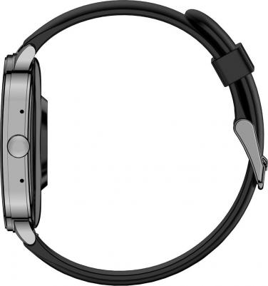 Pop 3s 38 mm Metallic Black Case, Silicone Black – фото 11