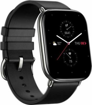 Zepp E Square 43 mm Polar Night Black Case, Fluoroelastomer Onyx Black – фото 2