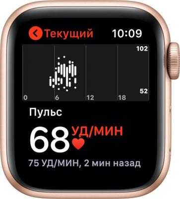 Watch SE (1st Gen) 40 mm Gold Aluminum Case with Starlight Sport Band – фото 4