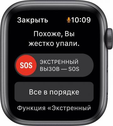 Watch SE (1st Gen) 40 mm Space Gray Aluminum Case with Black Sport Band – фото 1