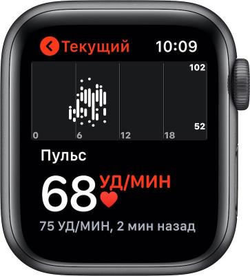Watch SE (1st Gen) 44 mm Space Gray Aluminum Case with Black Sport Band – фото 8