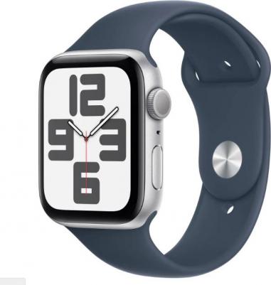 Watch SE (2nd Gen) 40 mm Silver Aluminum Case with Storm Blue Sport Band – фото 15