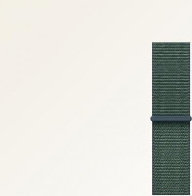 Watch SE (2nd Gen) 40 mm Starlight Aluminum Case with Sage Sport Loop – фото 13