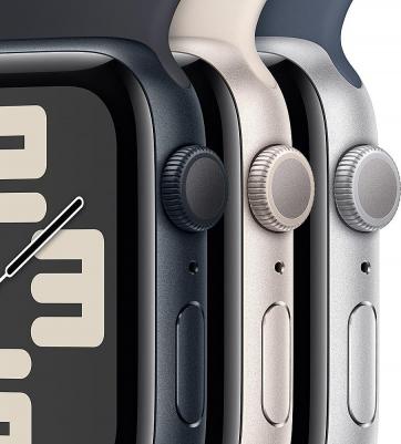 Watch SE (2nd Gen) 40 mm Starlight Aluminum Case with Starlight Sport Band – фото 15
