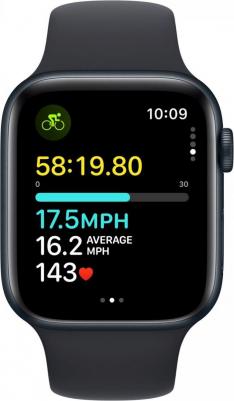 Watch SE (2nd Gen) 44 mm Midnight Aluminum Case with Black Sport Band – фото 8