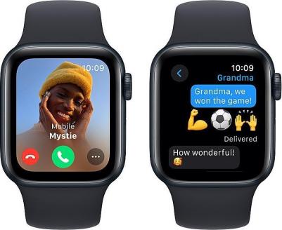Watch SE (2nd Gen) 44 mm Midnight Aluminum Case with Black Sport Band – фото 15