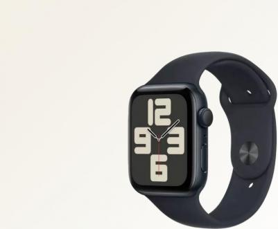 Watch SE (2nd Gen) 44 mm Midnight Aluminum Case with Black Sport Band – фото 20