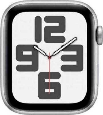 Watch SE (2nd Gen) 44 mm Silver Aluminum Case with Denim Sport Band – фото 6