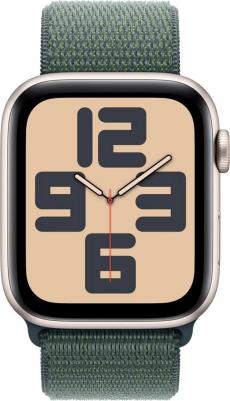 Watch SE (2nd Gen) 44 mm Starlight Aluminum Case with Sage Sport Loop – фото 4