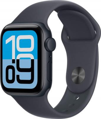 Watch SE (3nd Gen) 40 mm Midnight Aluminum Case with Black Sport Band