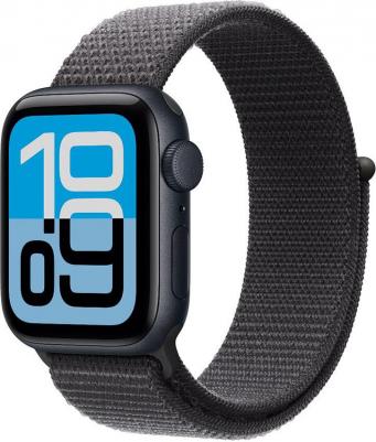 Watch SE (3nd Gen) 40 mm Midnight Aluminum Case with Dark Gray Sport Loop