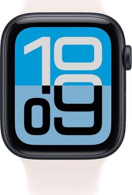Watch SE (3nd Gen) 40 mm Midnight Aluminum Case with Light Blush Sport Band – фото 2