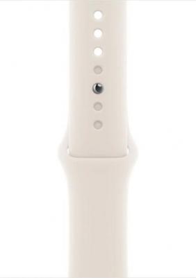 Watch SE (3nd Gen) 40 mm Midnight Aluminum Case with Starlight Sport Band – фото 1