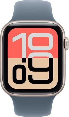 Watch SE (3nd Gen) 40 mm Starlight Aluminum Case with Anchor Blue Sport Band – фото 2