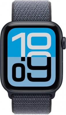 Watch SE (3nd Gen) 44 mm Midnight Aluminum Case with Anchor Blue Sport Loop – фото 1