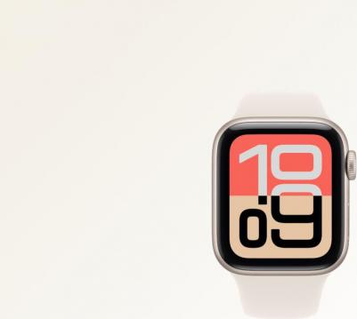 Watch SE (3nd Gen) 44 mm Starlight Aluminum Case with Starlight Sport Band – фото 4