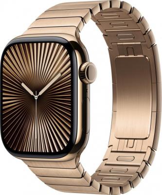 Watch Series 10 42 mm Gold Titanium Case with Gold Link Bracelet