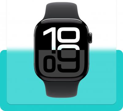 Watch Series 10 42 mm Jet Black Aluminum Case with Black Sport Band – фото 14