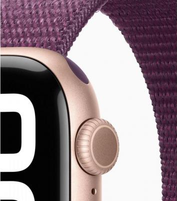 Watch Series 10 42 mm Rose Gold Aluminum Case with Plum Sport Loop – фото 9