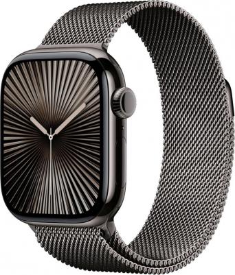 Watch Series 10 42 mm Slate Titanium Case with Slate Milanese Loop