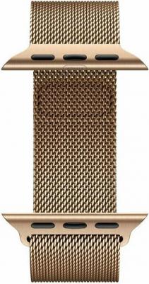 Watch Series 10 46 mm Gold Titanium Case with Gold Milanese Loop – фото 9